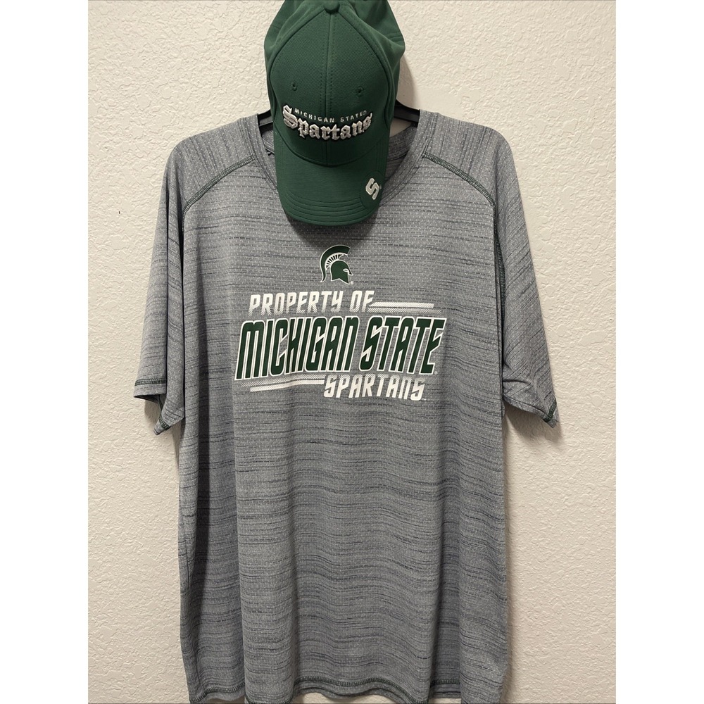 Michigan State Spartans T-shirt Sz. XXL and Baseball Hat